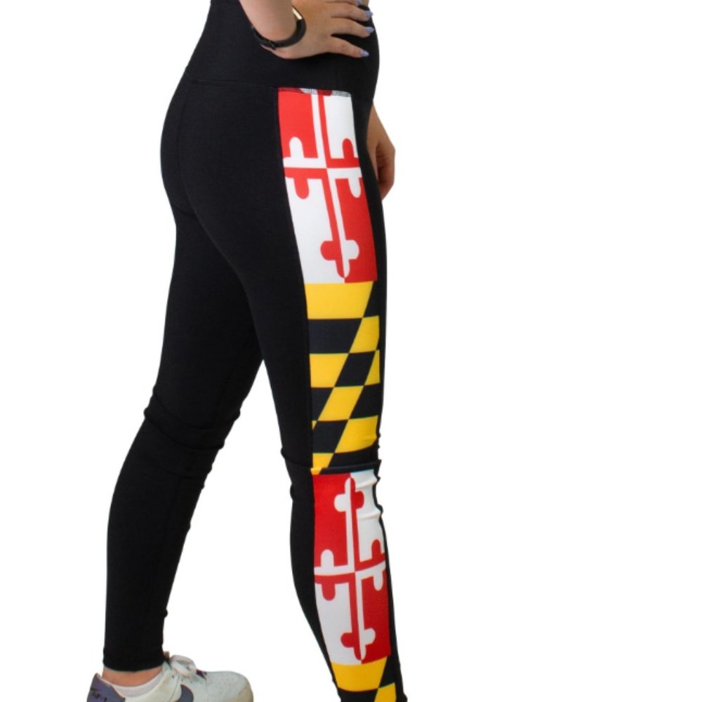 Maryland Flag Women's Yoga Pant/Legging - New! - 50% Off MSRP